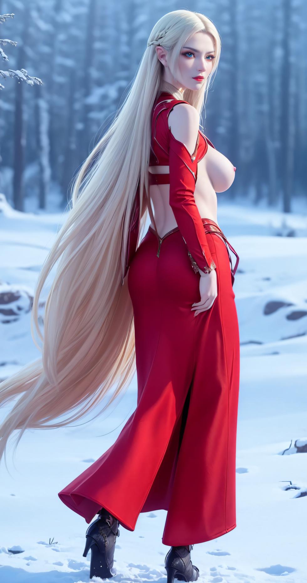 斗破苍穹61美杜莎雪地  [AI Generated] - Page 34