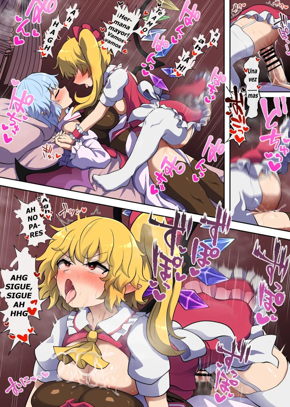 [Elyaps] Flan-chan feels lust for Futanari Remilia (Touhou Project) [Spanish] - Page 16
