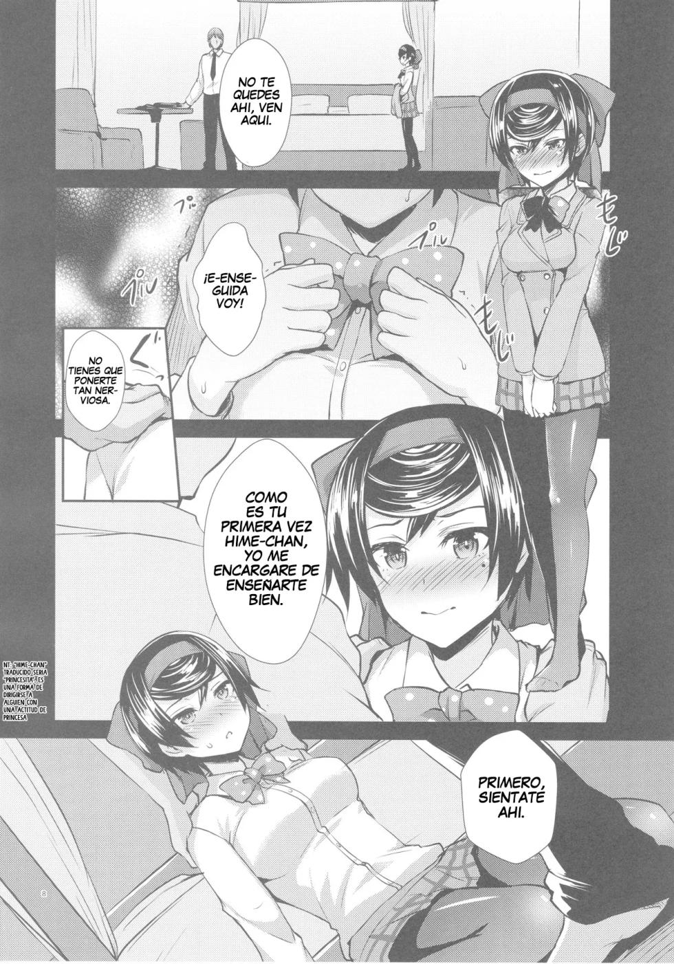 (COMIC1☆13) [chested (Tokupyon)] Haru o Uru Ribbon Hime | La Princesa del Listón Rojo que Vende su Inocencia (Girls und Panzer) [Spanish] [Erwin Pry] - Page 7