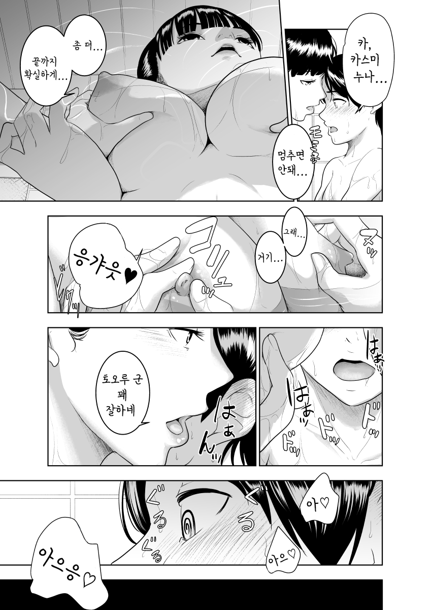 [Monochroid] Kinjo no Eichi na Onee-san Koutou-san Hen | 이웃의 예지(엣찌)한 누나 카스미 씨 편 [Korean] - Page 13
