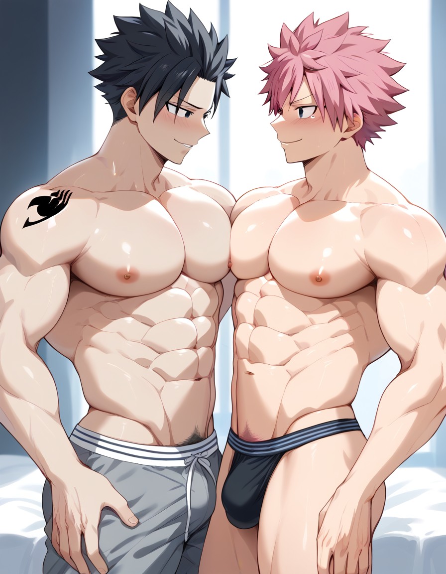 NATSU DRAGNEEL X GRAY FULLBUSTER YAOI [AI Generated] - Page 14
