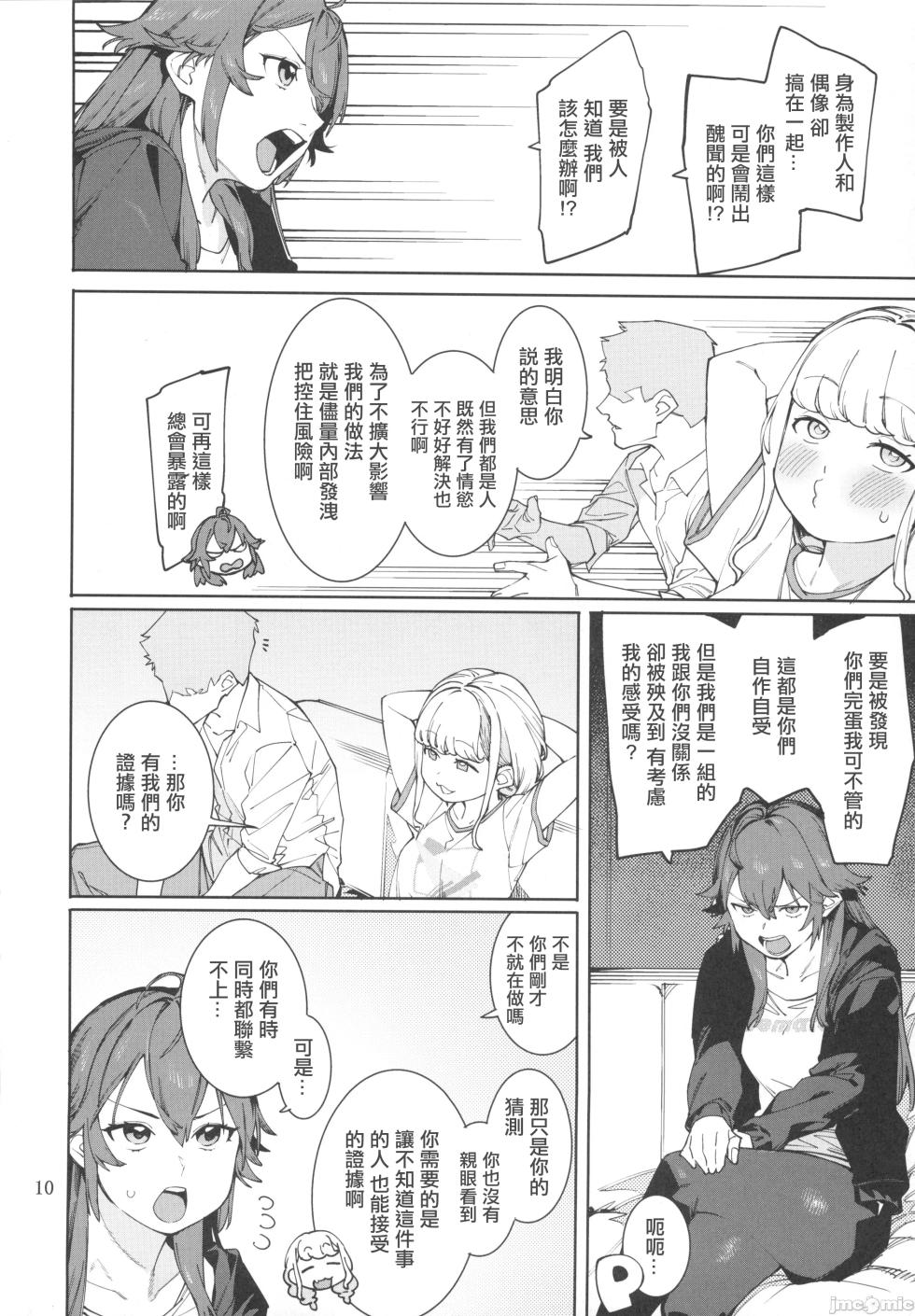 [DogStyle(メネア・ザ・ドッグ)]初星カタコイニンニクアブラマシマシ(学園アイドルマスター)（Chinese） - Page 9