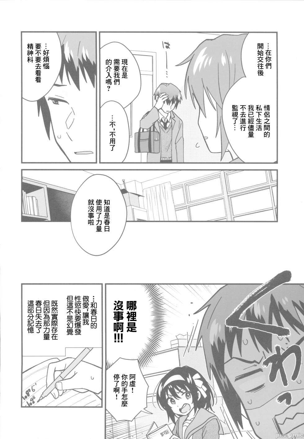 [にわとりとわに(タイキ)]何度でも刻み込んでやる。(涼宮ハルヒの憂鬱)（Chinese） - Page 9