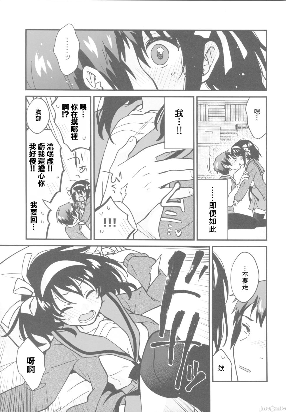 [にわとりとわに(タイキ)]何度でも刻み込んでやる。(涼宮ハルヒの憂鬱)（Chinese） - Page 12