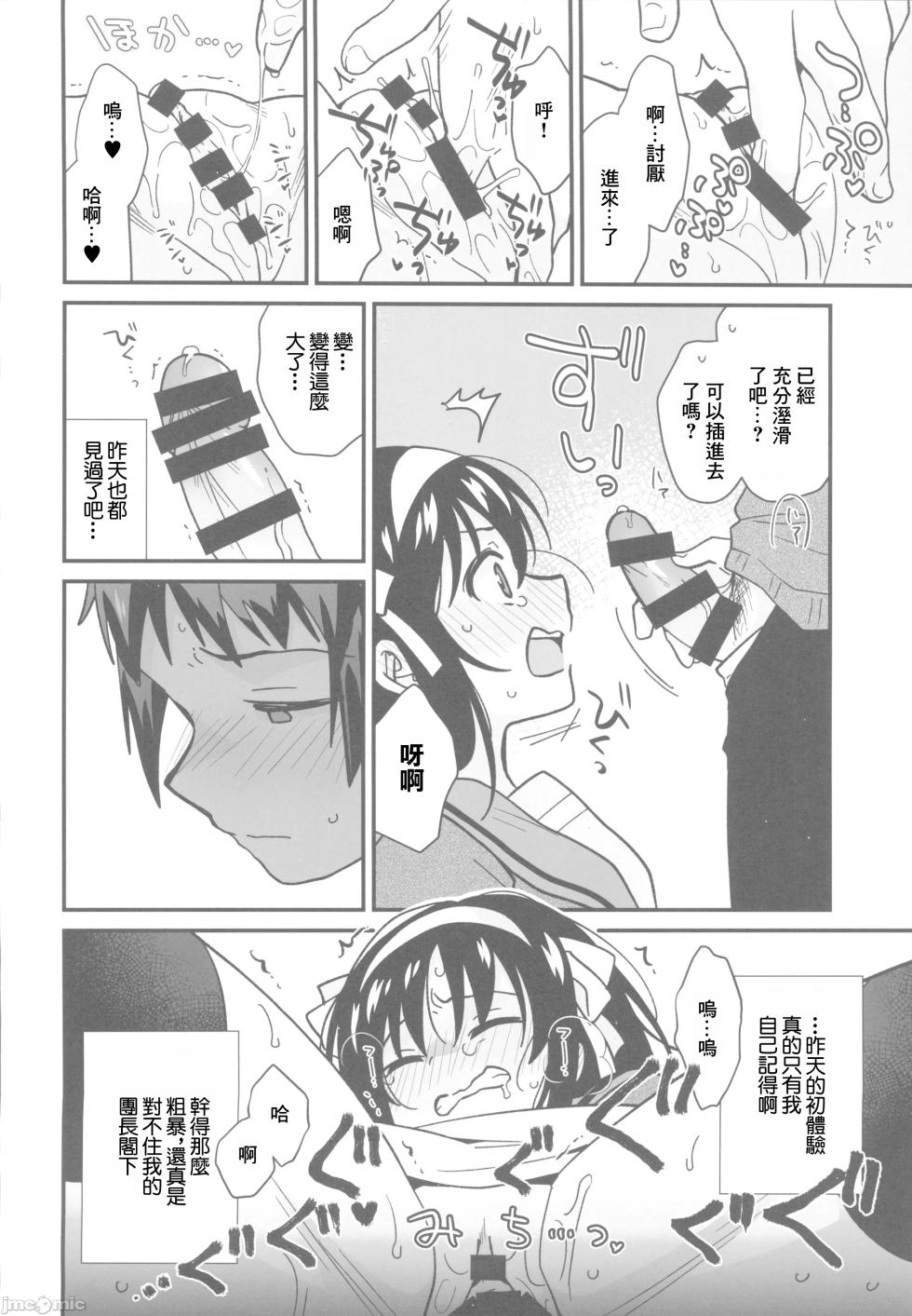[にわとりとわに(タイキ)]何度でも刻み込んでやる。(涼宮ハルヒの憂鬱)（Chinese） - Page 15