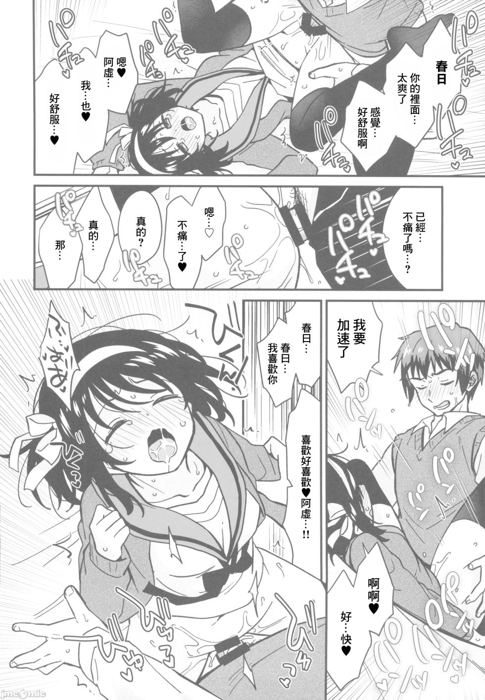 [にわとりとわに(タイキ)]何度でも刻み込んでやる。(涼宮ハルヒの憂鬱)（Chinese） - Page 17