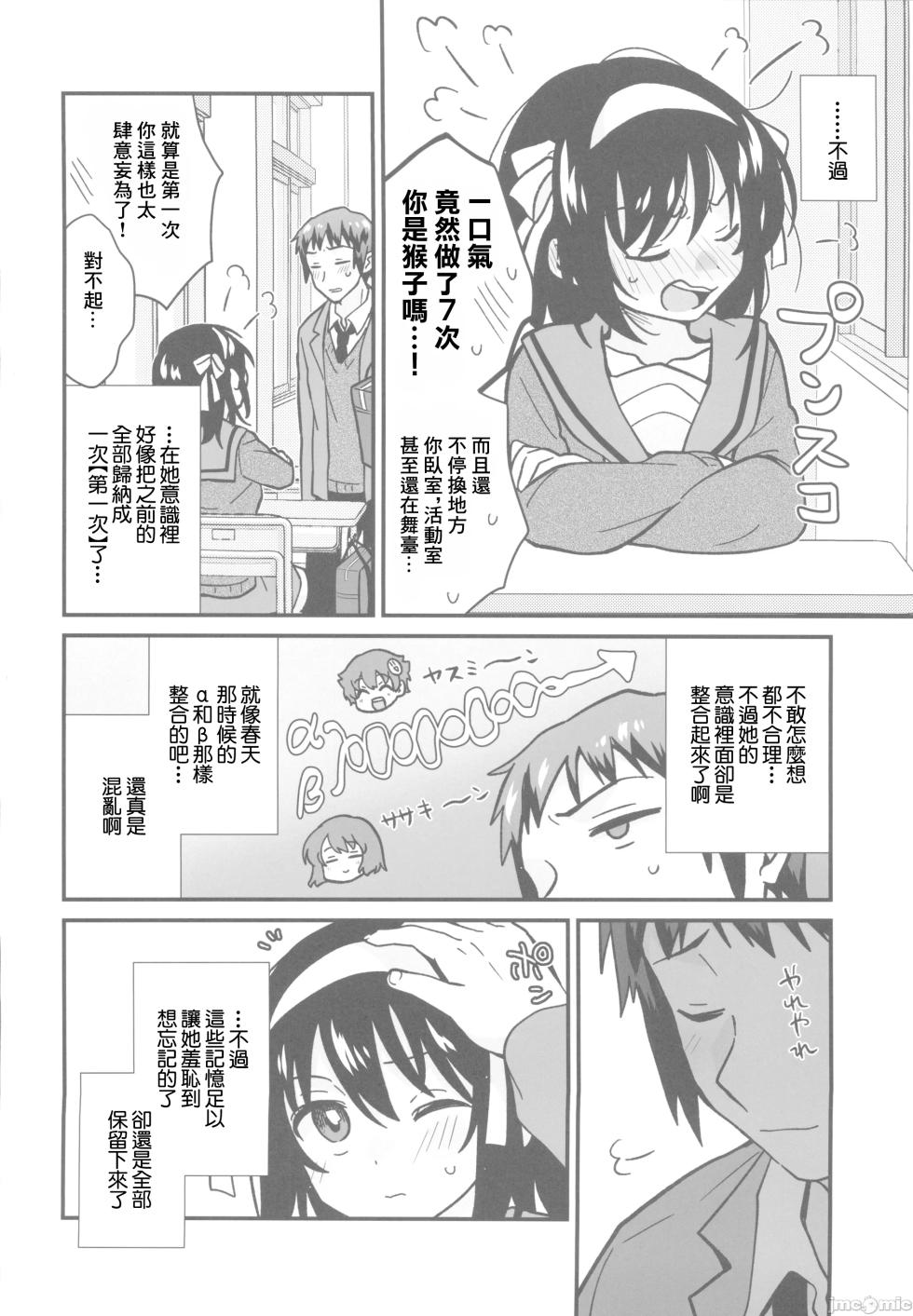 [にわとりとわに(タイキ)]何度でも刻み込んでやる。(涼宮ハルヒの憂鬱)（Chinese） - Page 33
