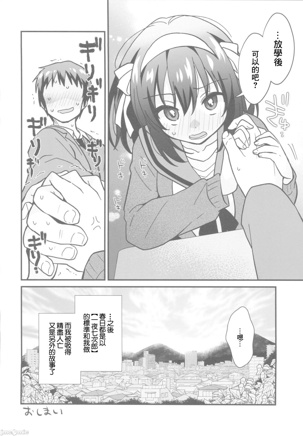 [にわとりとわに(タイキ)]何度でも刻み込んでやる。(涼宮ハルヒの憂鬱)（Chinese） - Page 35