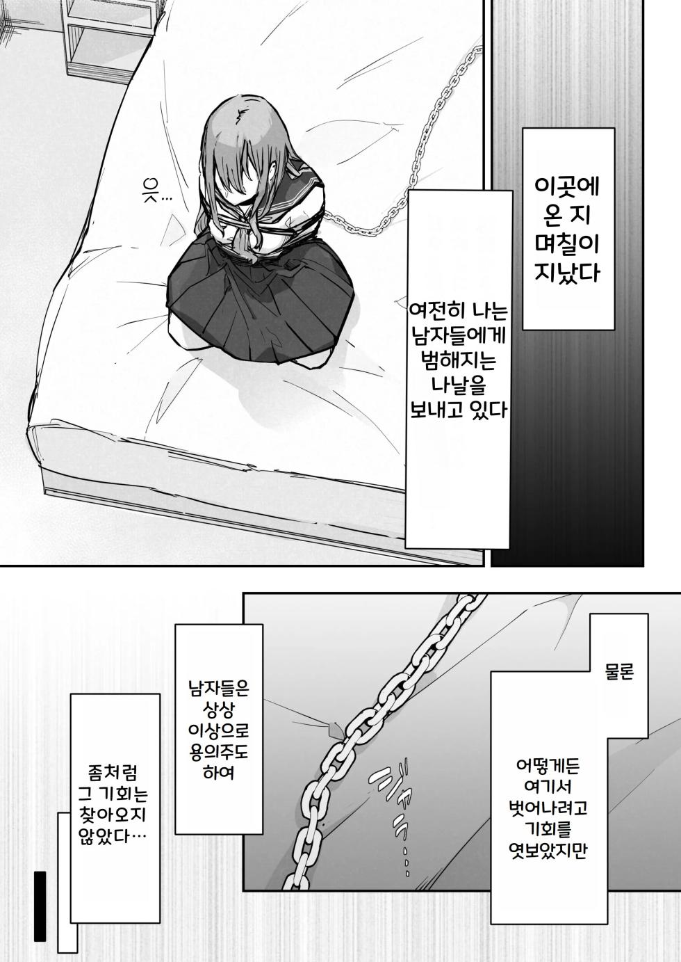 [Nanonan no Tei (Nanonanno)] JK Kuppuku Kousoku 3 ~Aikidou Shoujo ga Maketa Hi~ | JK굴복구속3 ~합기도 소녀가 패배한 날~ [Korean] - Page 7