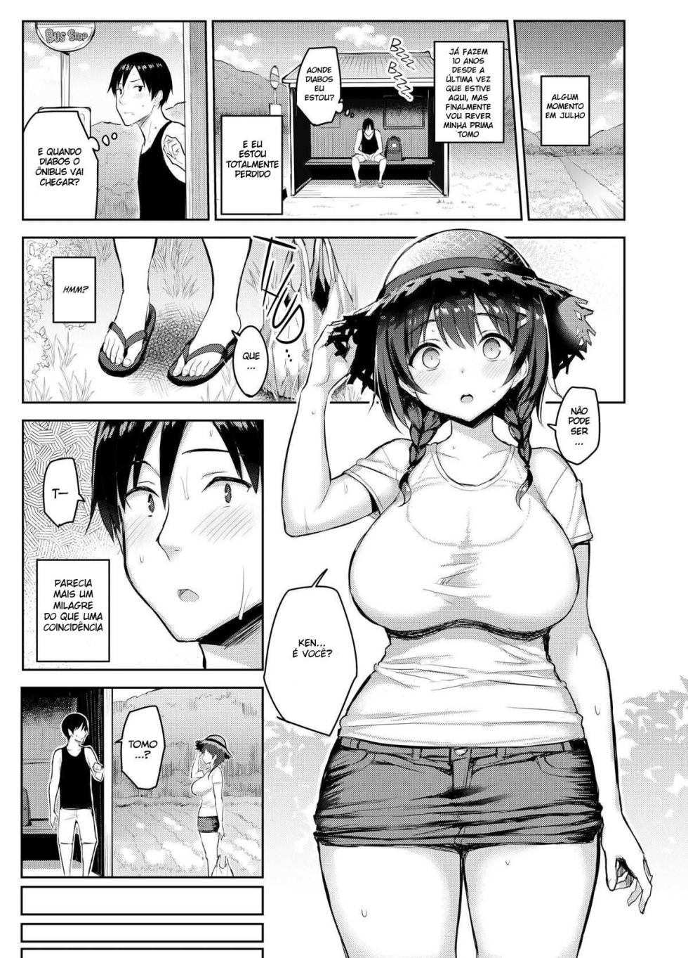 [Ichibocchi (Ichinomiya Yuu)] Kyonyuu Itoko ga Iru Kyuuka 1–4 | Feriado com Minha Prima Peituda 1–4 [Portuguese-BR] [hentaikai.com] - Page 25