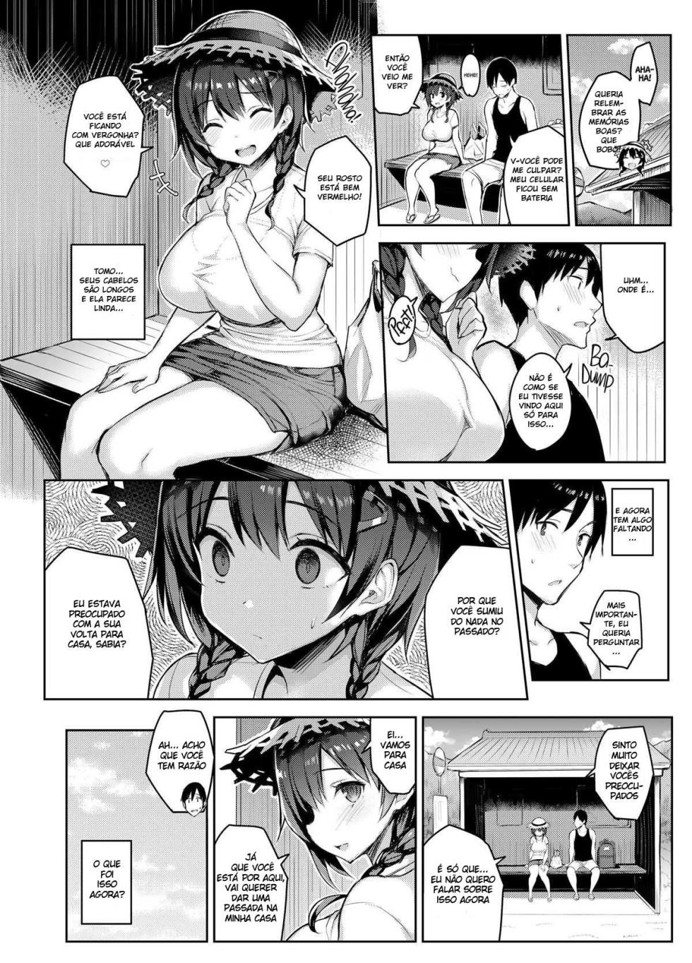 [Ichibocchi (Ichinomiya Yuu)] Kyonyuu Itoko ga Iru Kyuuka 1–4 | Feriado com Minha Prima Peituda 1–4 [Portuguese-BR] [hentaikai.com] - Page 26