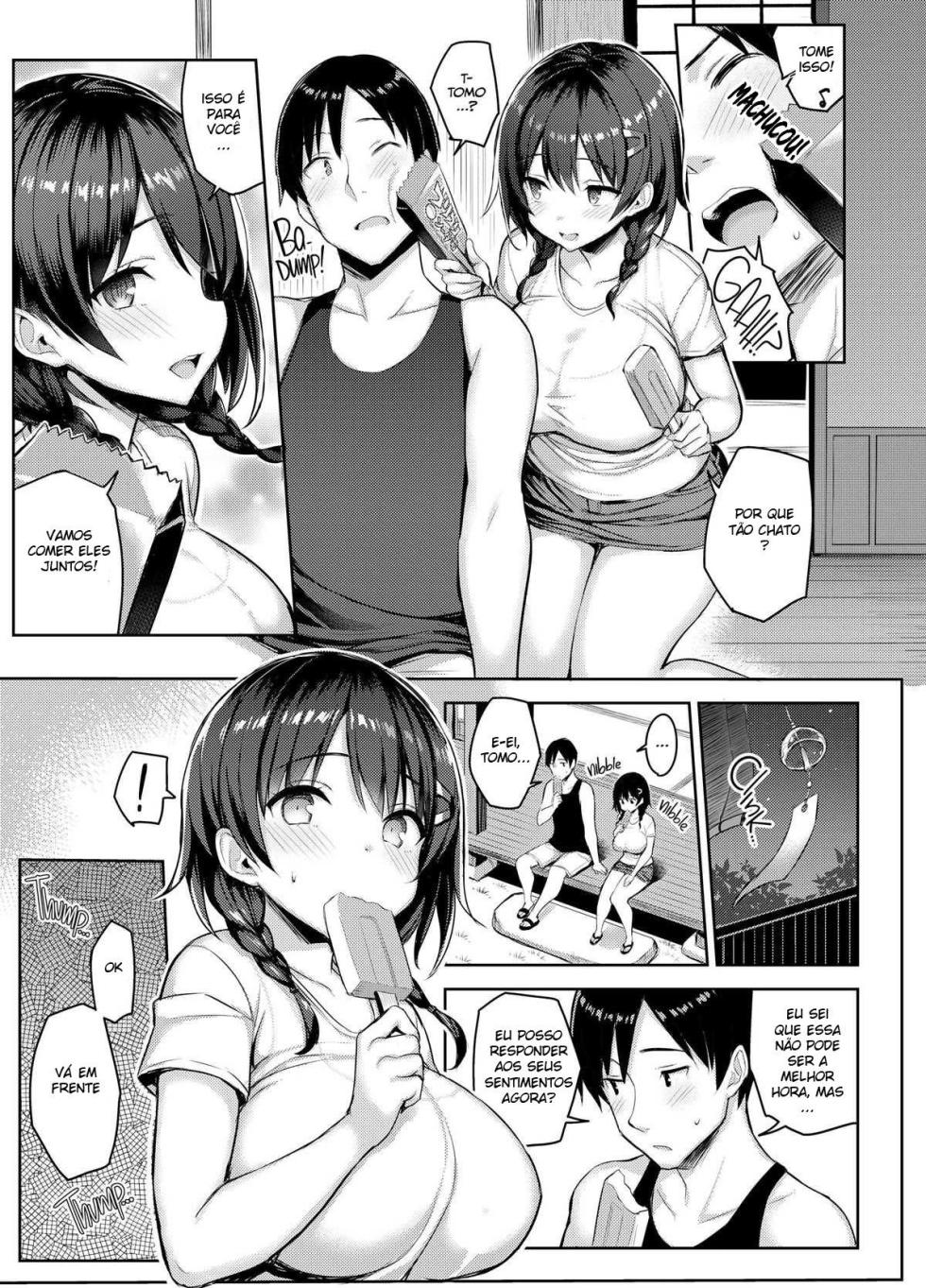 [Ichibocchi (Ichinomiya Yuu)] Kyonyuu Itoko ga Iru Kyuuka 1–4 | Feriado com Minha Prima Peituda 1–4 [Portuguese-BR] [hentaikai.com] - Page 29