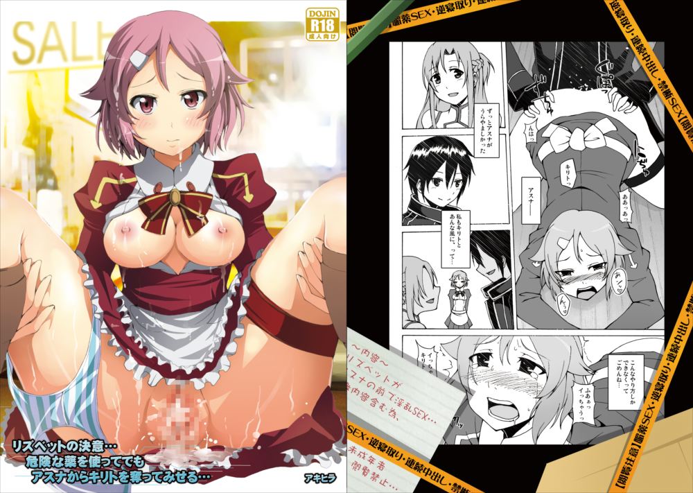 [Studio Nunchaku (Akihira)] Lisbeth no Ketsui... Kiken na Kusuri o Tsukatte demo Asuna kara Kirito o Ubatte Miseru... (Sword Art Online) [French] {SAXtrad} [Digital] - Page 2