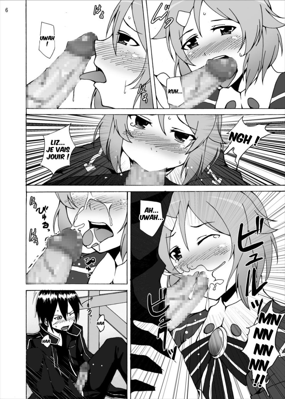 [Studio Nunchaku (Akihira)] Lisbeth no Ketsui... Kiken na Kusuri o Tsukatte demo Asuna kara Kirito o Ubatte Miseru... (Sword Art Online) [French] {SAXtrad} [Digital] - Page 6