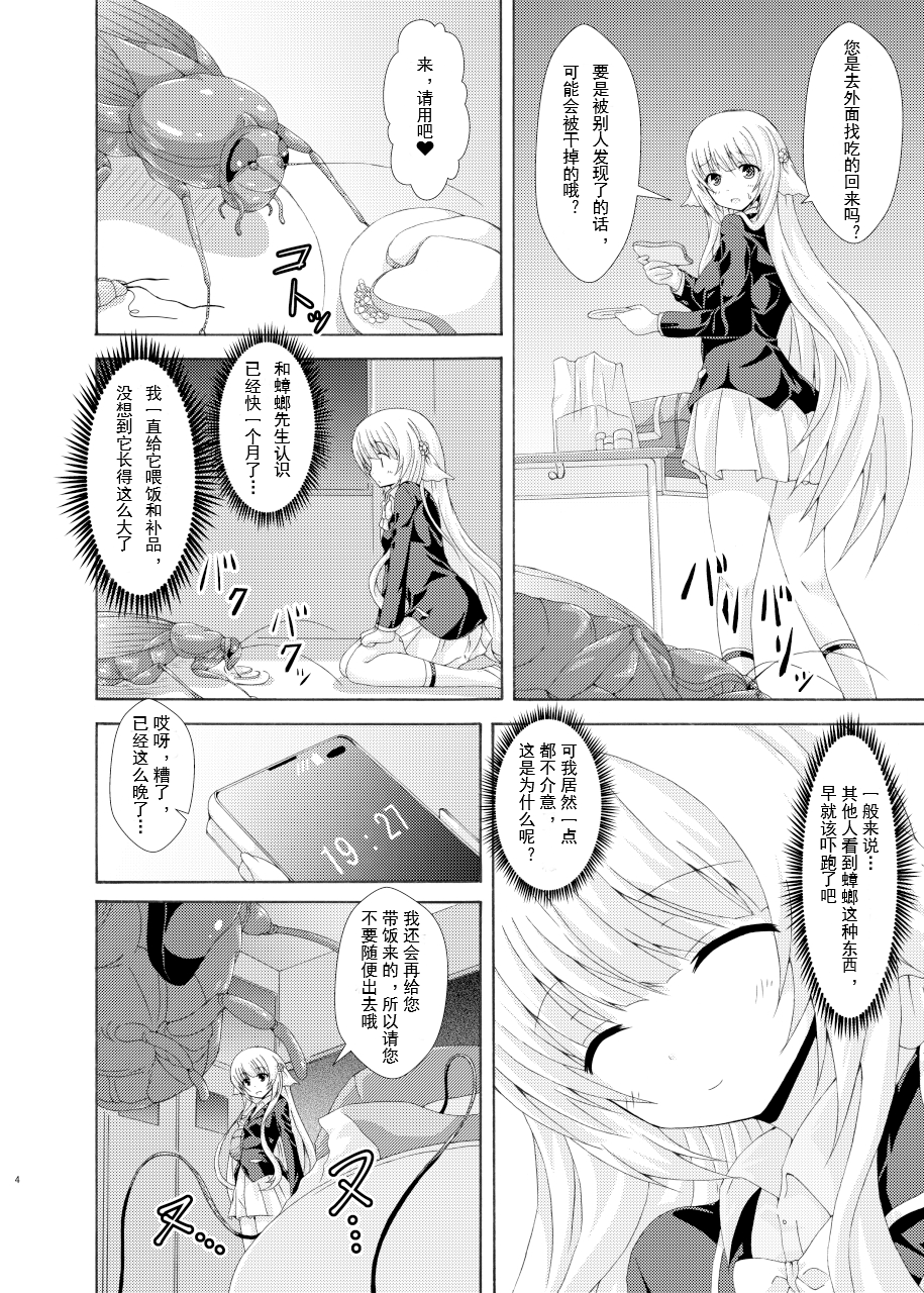 [Dream Project (Yumeno Shiya)] Seito Kaichou to Yofuke no Mikkai (Flower Knight Girl) [Chinese] [Digital] - Page 3