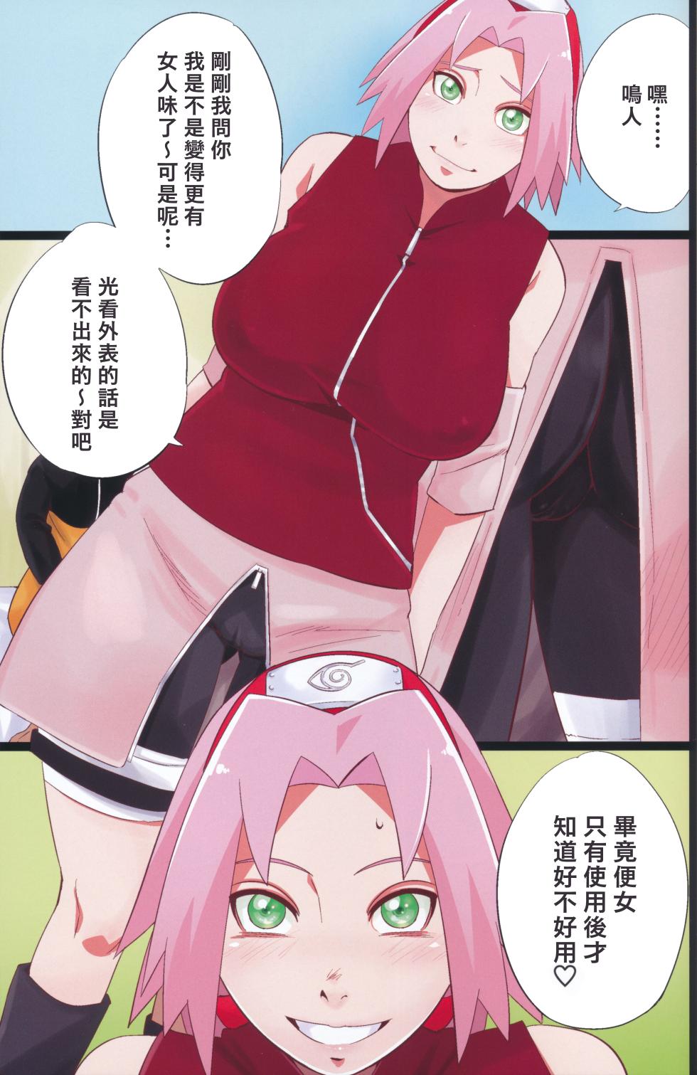 (C104) [Karakishi Youhei-dan Shinga (Sahara Wataru)] NARUTOP PINK 104 (Naruto) [Chinese] [木头个人汉化] - Page 2