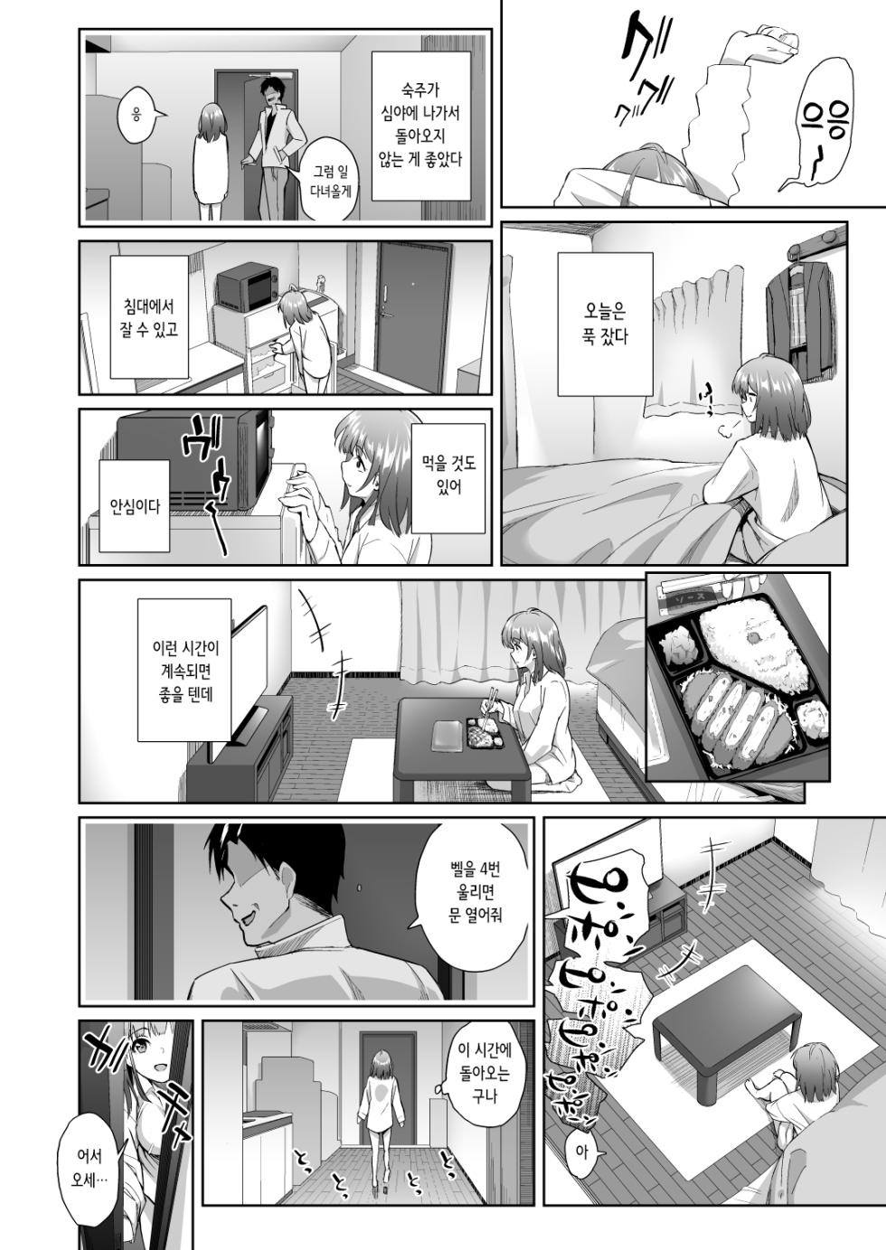 [Studio Hatake (Taro Oimo)] Sayu Inran Zenjitsutan | 사유 음란 전일담 (Hige o Soru. Soshite Joshikousei o Hirou.) [Digital] [Korean] - Page 10