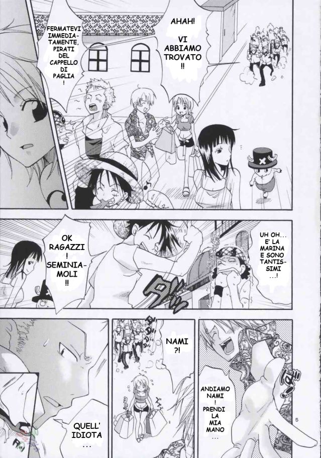 (C66) [Kurione-sha (YU-RI)] Love Koukaishi (One Piece) [Italian] - Page 4