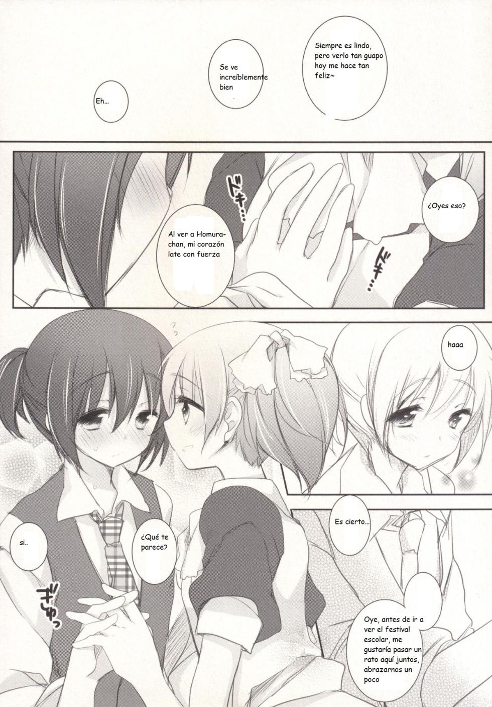 (Mou Nanimo Kowaku Nai 16) [Momo9 (Shiratama Yomogi)] Hinichijou-teki Shiawase Kuukan (Puella Magi Madoka Magica) [Spanish] [CristoferDeLosAndes] - Page 6