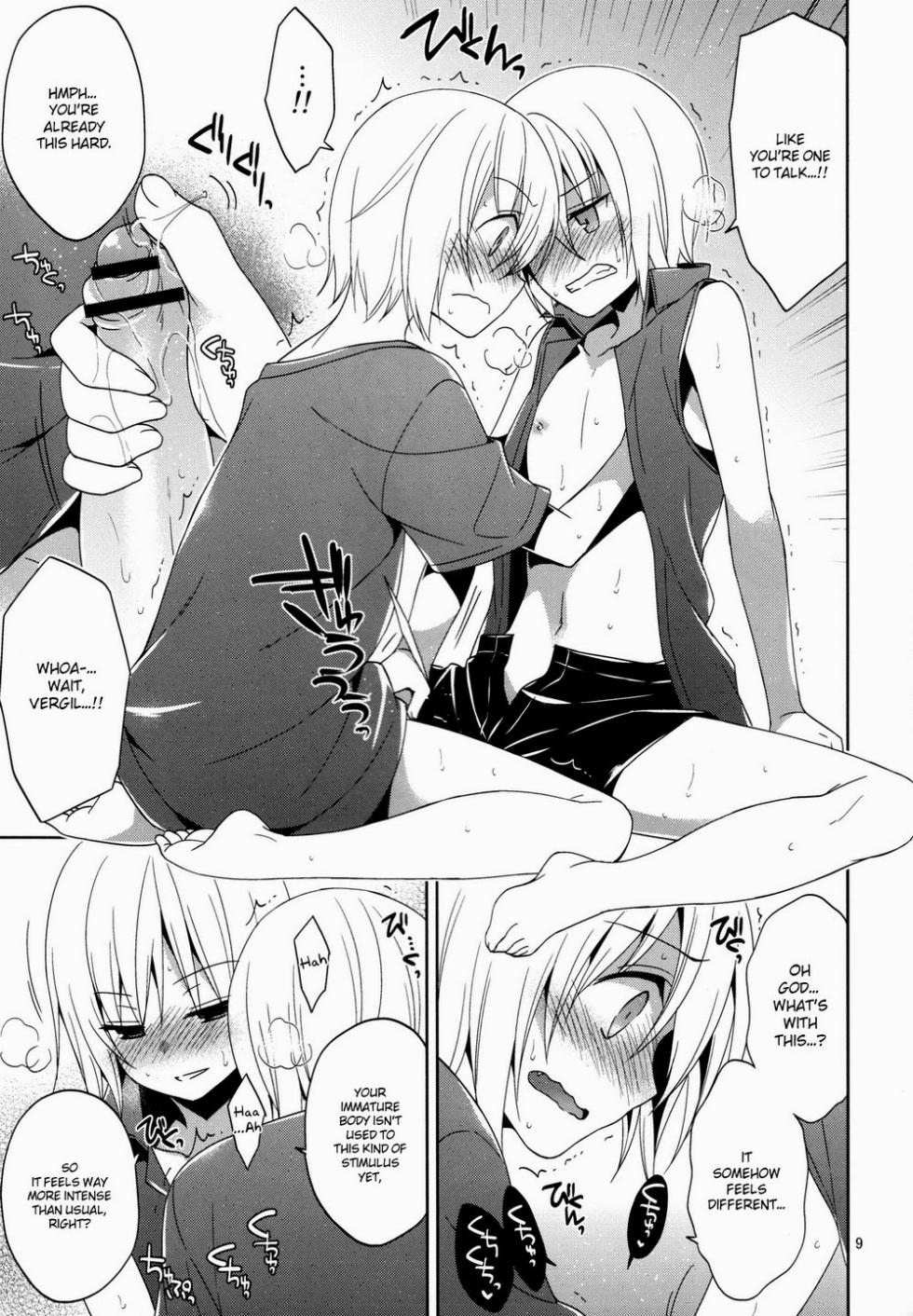 [Kal-kan ko]俺の弟もなぜだか突然ちっちゃくなってしまっんだが [Dante x Vergil](Devil May Cry) [English] - Page 8