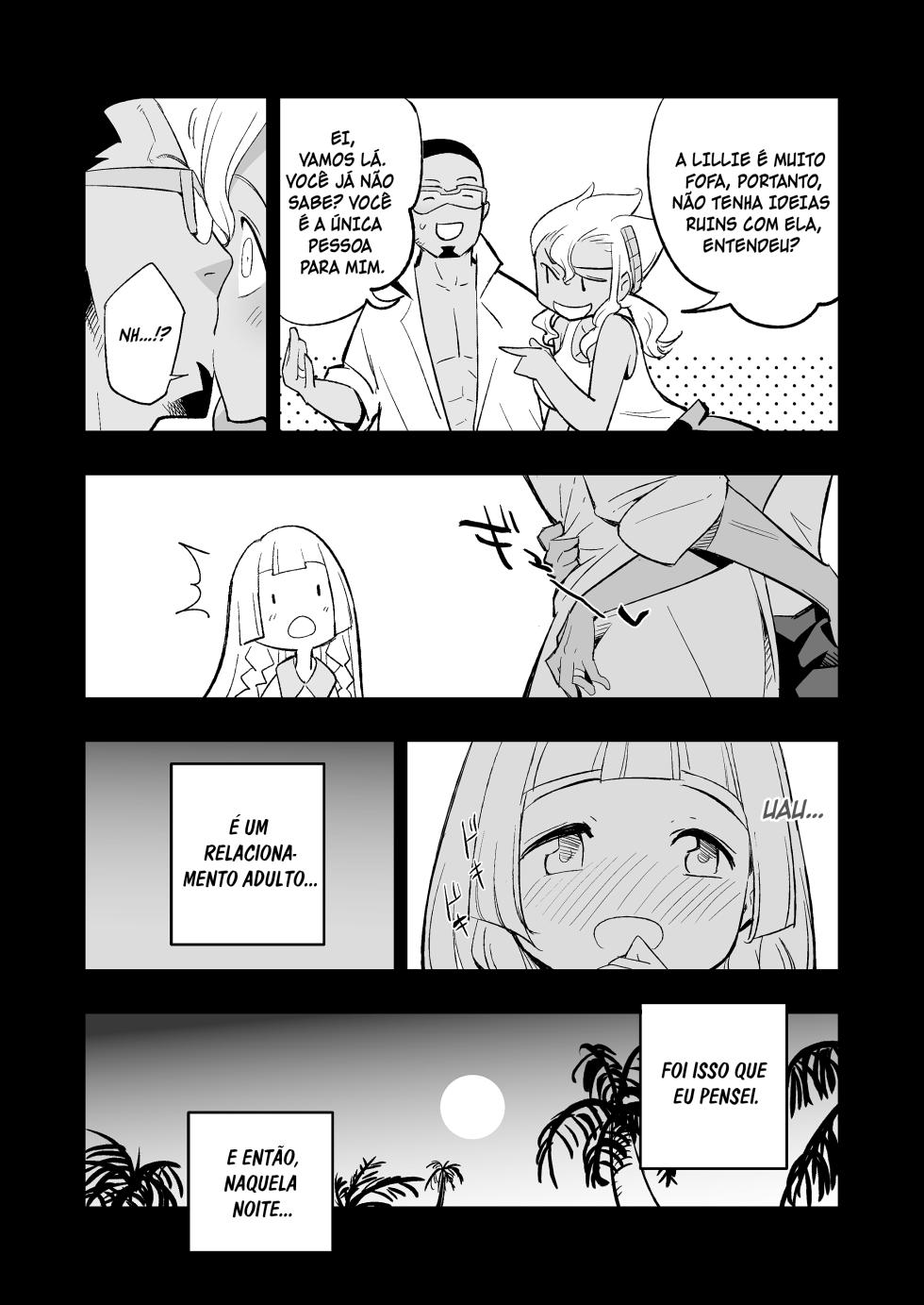 [Shironegiya (miya9)] Hakase no Yoru no Joshu. | A Assistente do Professor à Noite. (Pokémon Sun and Moon) [Portuguese-BR] [Luca-San] [Digital] - Page 7