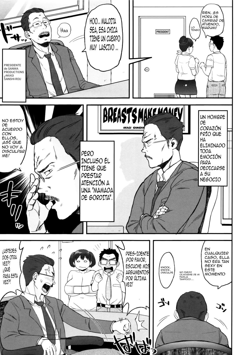 [Muronaga Chaashuu] The Chubby Idol's ♥ Hard Struggle | La Difícil Lucha de la Ídol G♥rdibuena (Houman Mucchiri Pai ♥) [Spanish] [El naranjas] - Page 5