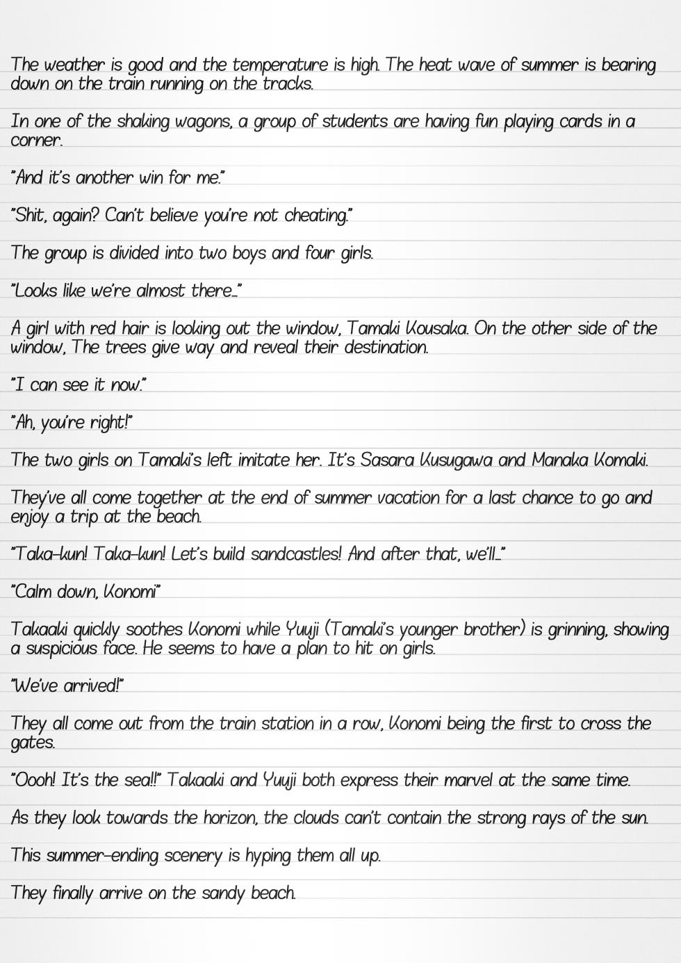 [Tiba-Santi (Misuke)] Misuke's Short Stories 24 - Sex with Sea Creatures 2 (ToHeart2 Dungeon Travelers) [English] - Page 2
