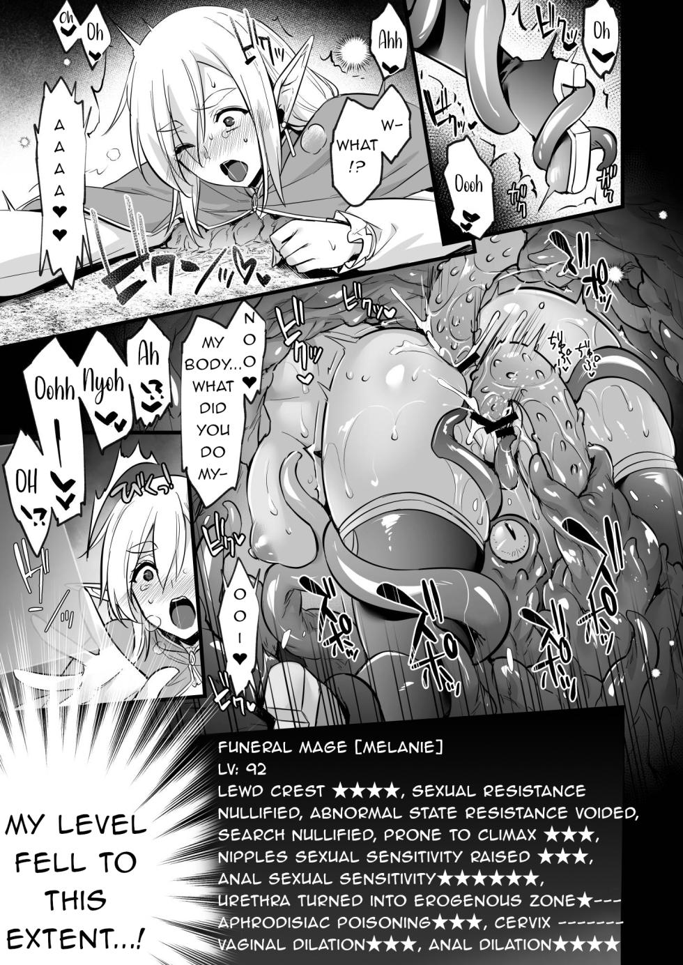 [Himeya (Abe Inori)] Lv.250 no Mahoutsukai ga Kankakushadan Otoshiana ni Ochite Level Drain de Jinsei ga Owaru made | A Level 250 Mage Falls Into a Sensory Deprivation Pit and Loses Her Humanity to Level Drain [English] - Page 28