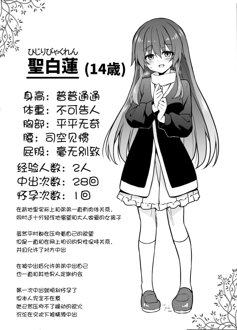 [Tonzura Douchuu (Kazawa)] Oji-san to no Ikenai Kankei ni Hamacchau Byakuren-chan Manga (Touhou Project) [Chinese] [tentakuru个人汉化] - Page 15