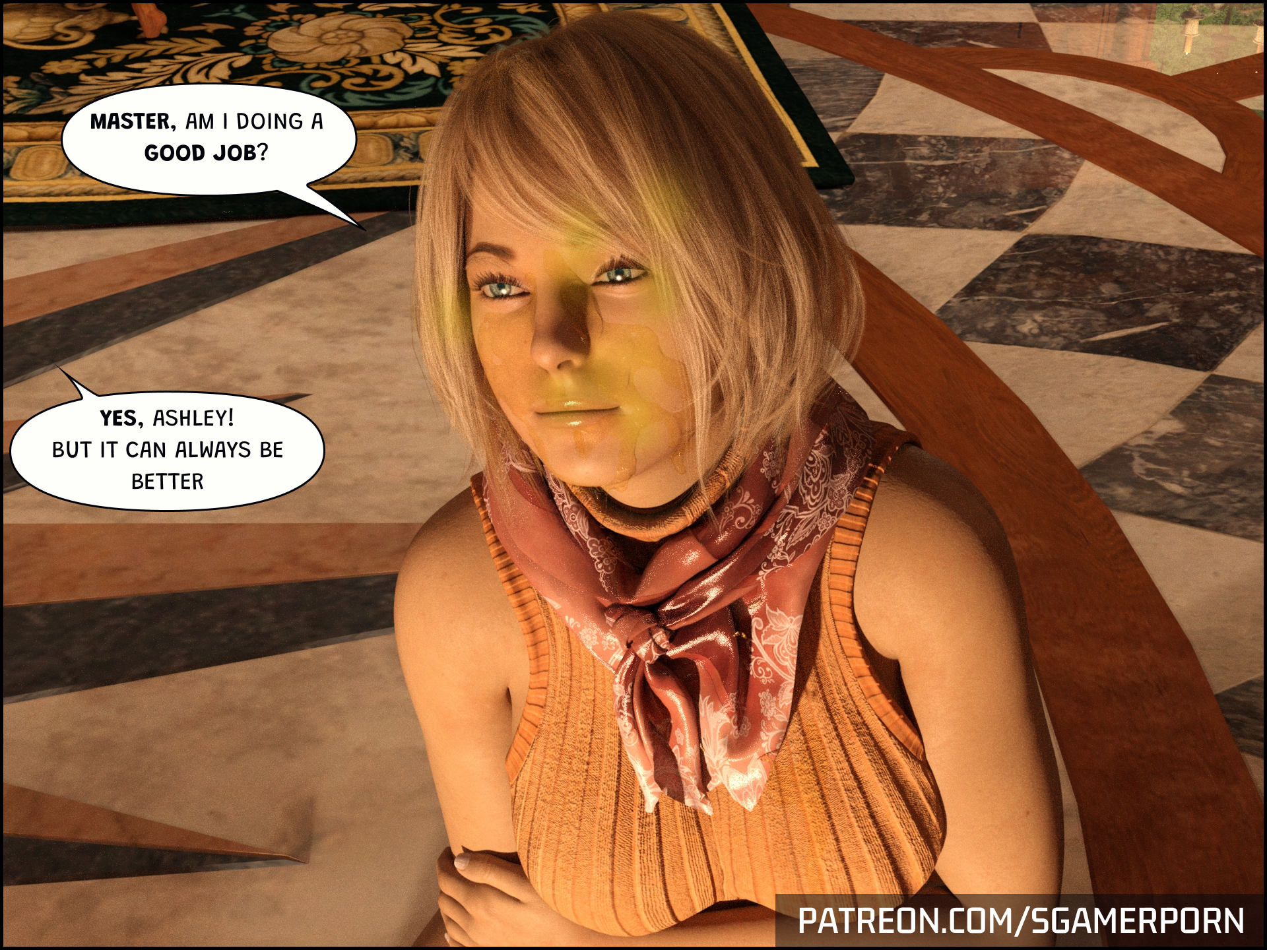 Leon and Ashley - Dirty time at Dimitrescu's Castle - Page 40