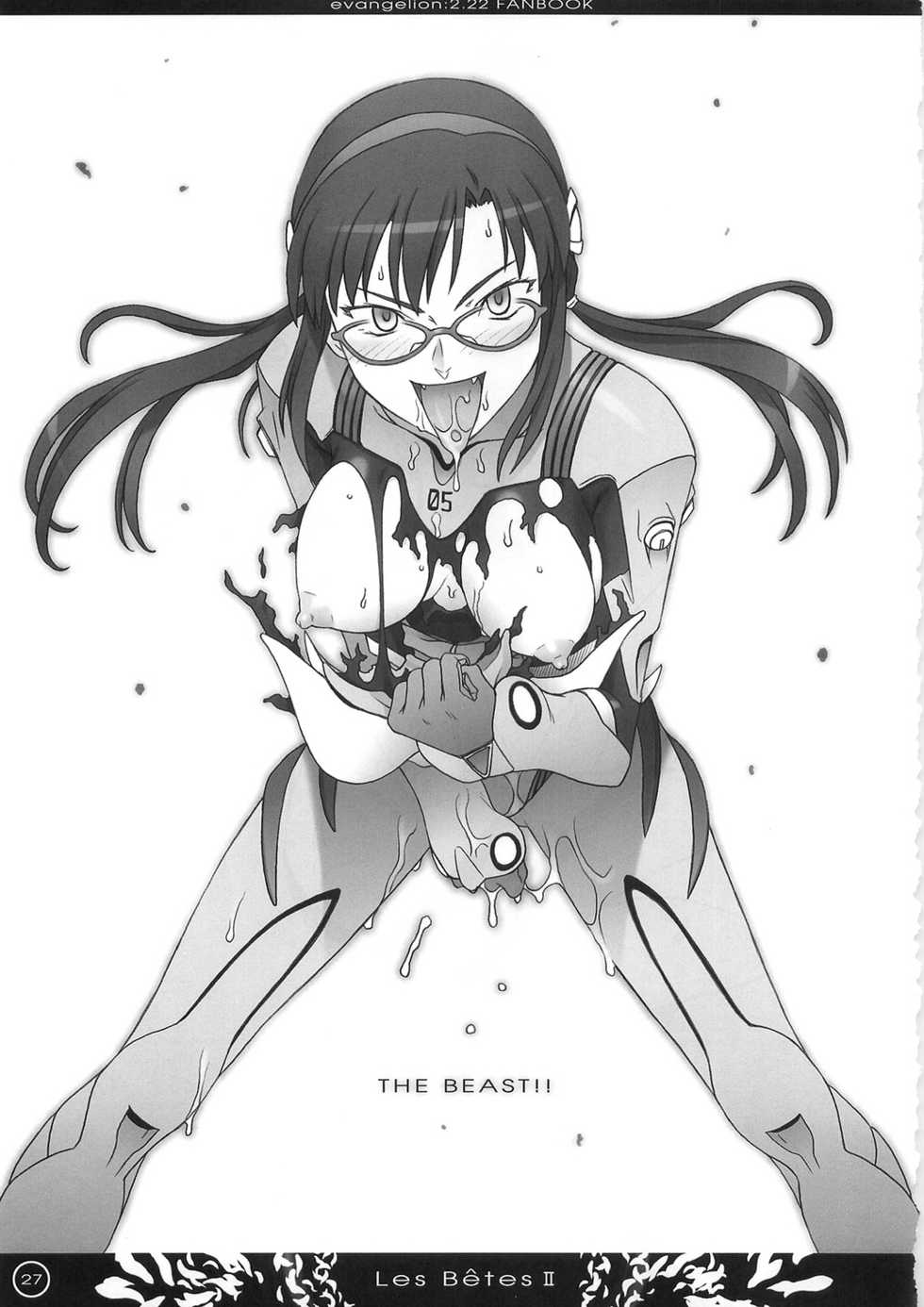 (C79) [Pantsu Kishidan (Takikawa Norihiro, Tsuji Takeshi)] Les Betes II (Neon Genesis Evangelion) - Page 27