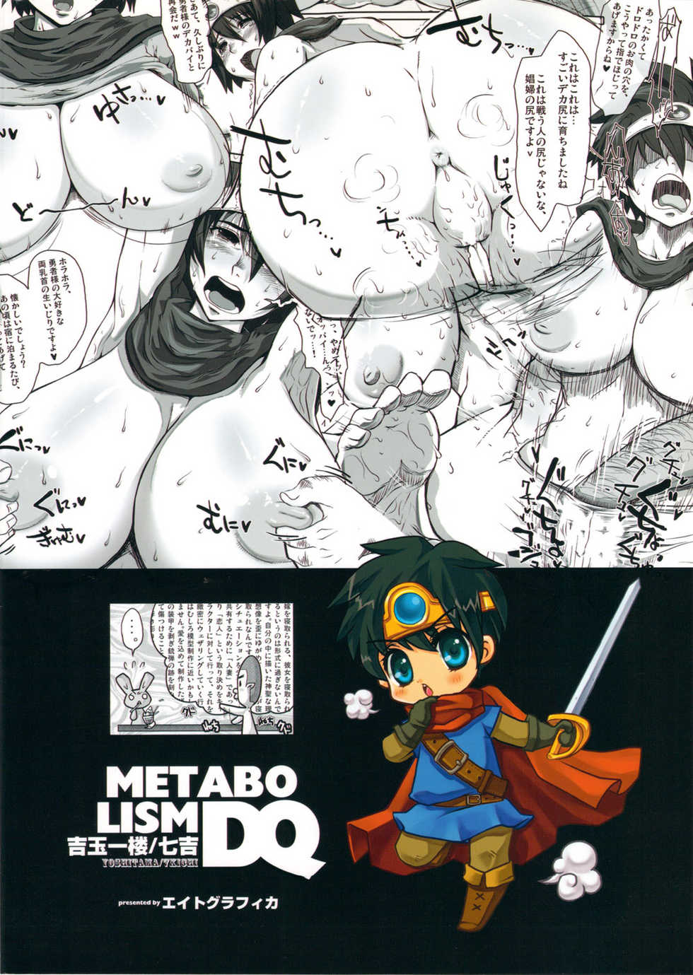 (C77) [8graphica (Yoshitama Ichirou & Nanakichi.)] METABOLIZM DQ Onna Yuusha ga Tada no Mesukko ni naru Ohanashi. (Dragon Quest 3) - Page 26