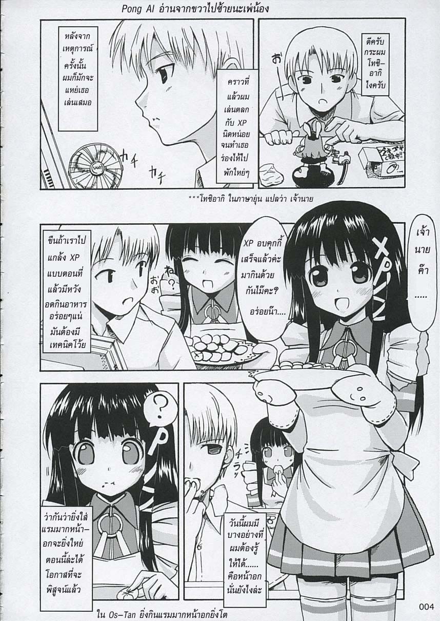 (Nijiket 2) [Jenoa Cake (Takayaki)] Tadasii? “OS” no Atukaikata 2 (OS-tan) [Thai ภาษาไทย] [Pong AI] - Page 3