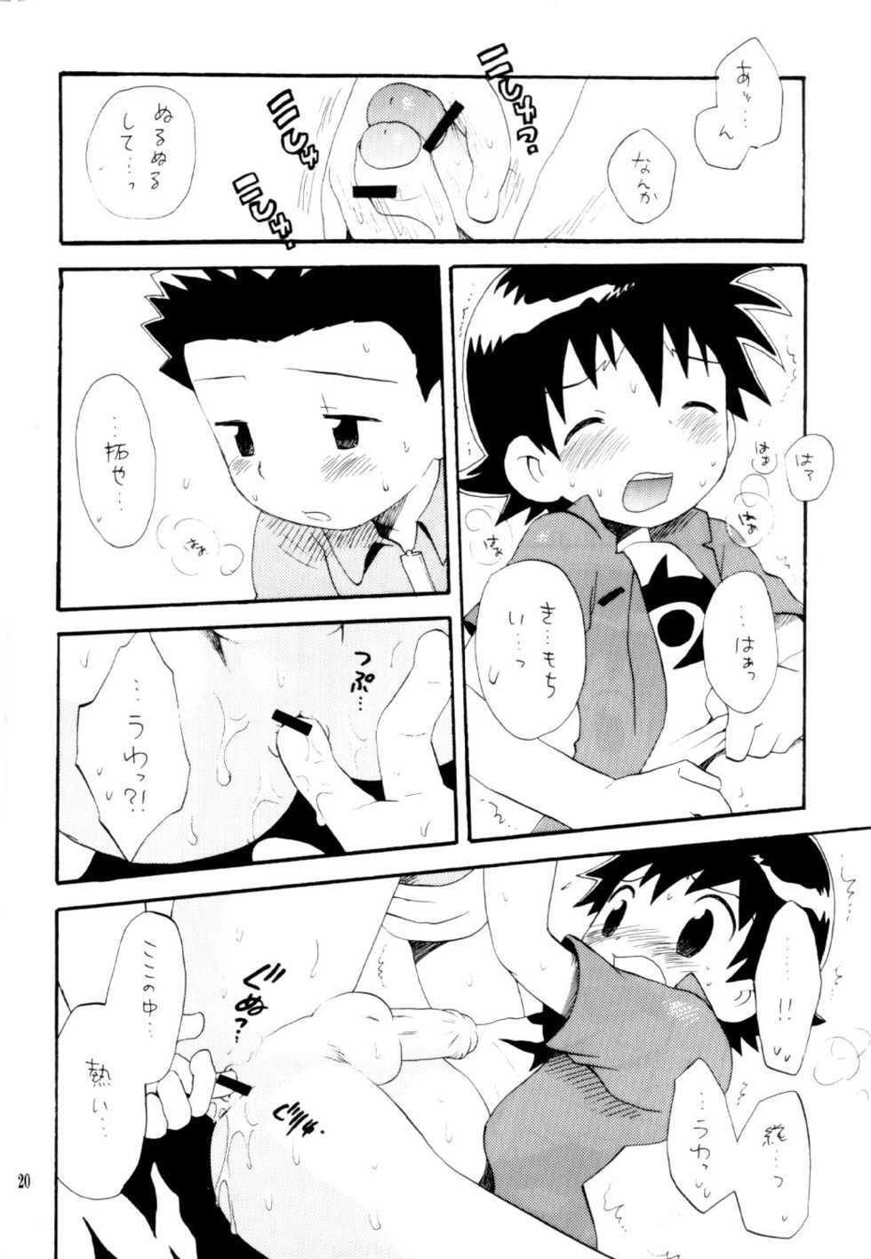 [KuruGuru DNA (Hoshiai Hilo)] Inazuma Rock Dome (Digimon Frontier) - Page 19