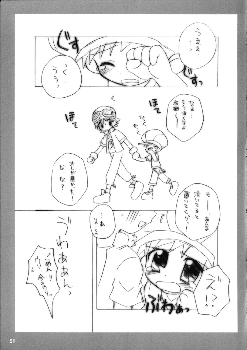 (C62) [Houkago Paradise (Sasorigatame)] Tin Tin Town! (Digimon Frontier) - Page 29