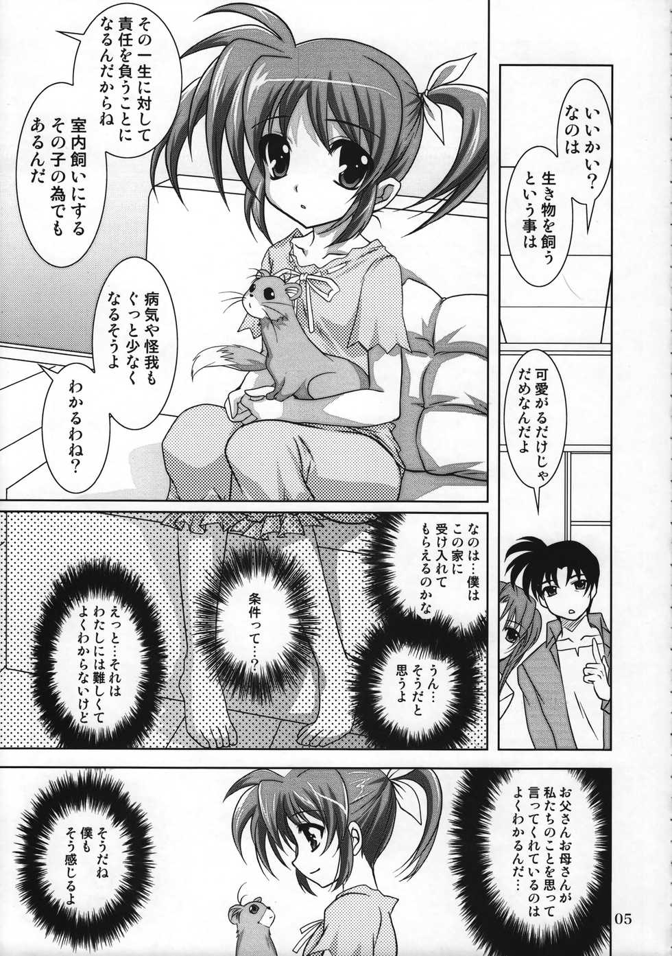 (C78)[PLUM (Kanna)] Magical SEED Soushuuhen ZERO (Mahou Shoujo Lyrical Nanoha) - Page 4