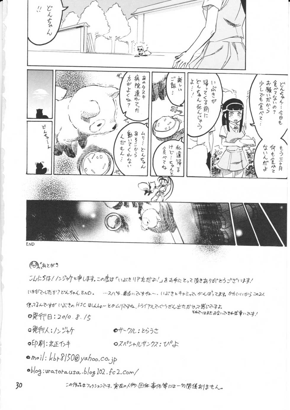 (C78) [Torausa (Nonjake)] Ibuki Riajuu da yo! (CAPCOM) - Page 30