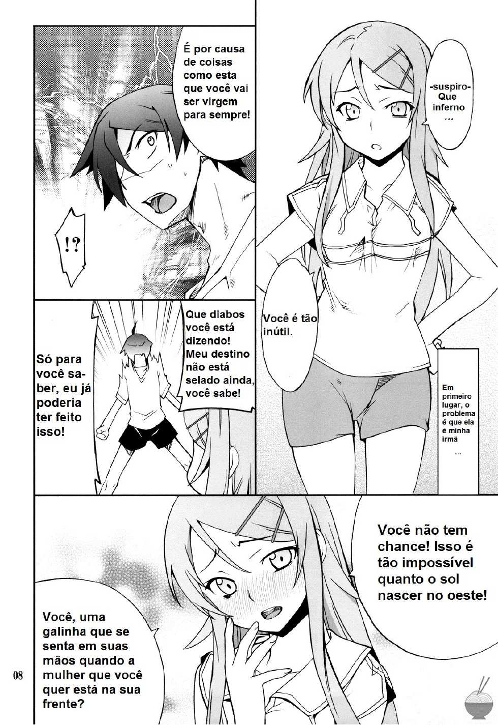 (C78) [P-FOREST (Hozumi Takashi)] Ore x Imouto Kouryaku Daisakusen!! (Ore no Imouto ga Konna ni Kawaii Wake ga Nai) [Portuguese-BR] {Kyousuke} - Page 7