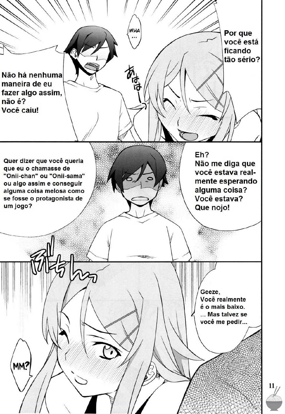 (C78) [P-FOREST (Hozumi Takashi)] Ore x Imouto Kouryaku Daisakusen!! (Ore no Imouto ga Konna ni Kawaii Wake ga Nai) [Portuguese-BR] {Kyousuke} - Page 10