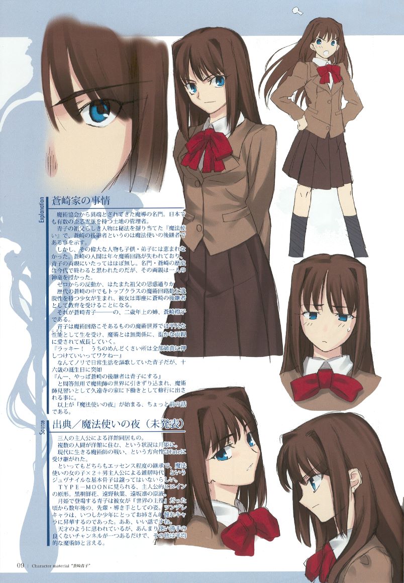 [TYPE-MOON] Character material - Page 9