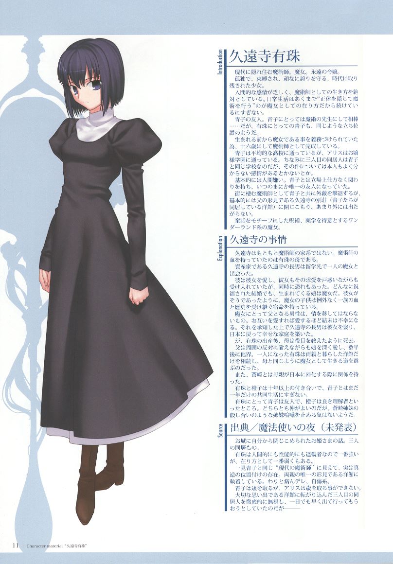 [TYPE-MOON] Character material - Page 11