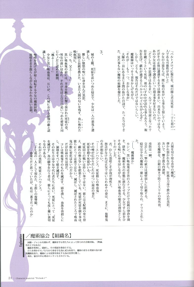 [TYPE-MOON] Character material - Page 21