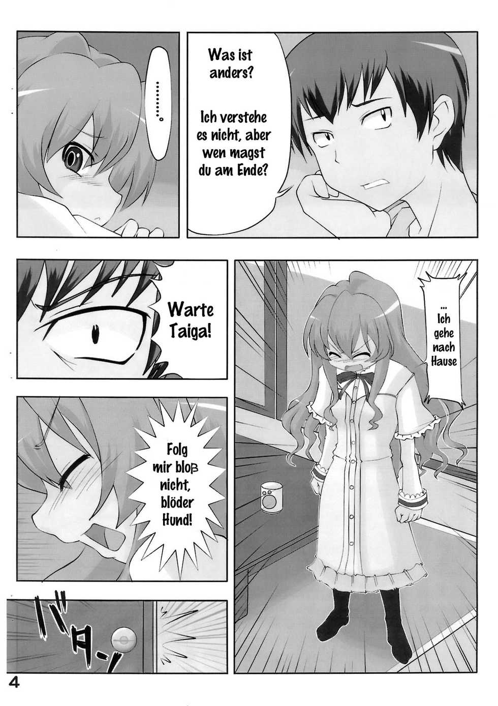 (C75) [Blue Metal (Masakichi)] Nakimushi Taiga | Crybaby Taiga (Toradora!) [German] {Gu-De-Handarbeit.com} - Page 5