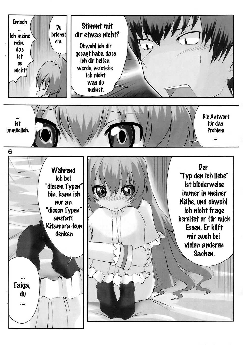 (C75) [Blue Metal (Masakichi)] Nakimushi Taiga | Crybaby Taiga (Toradora!) [German] {Gu-De-Handarbeit.com} - Page 7