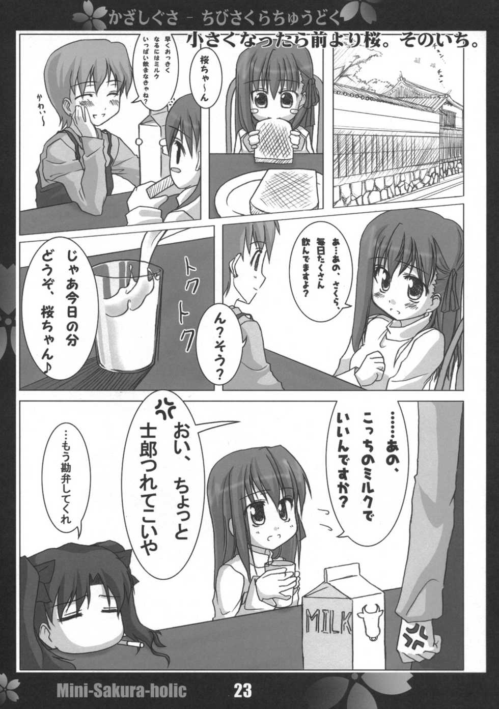 (CSP4) [Himura Nyuugyou (Kari) (Himura Kiseki)] Sakura Chuudoku. 2.5 (Fate/stay night) - Page 22