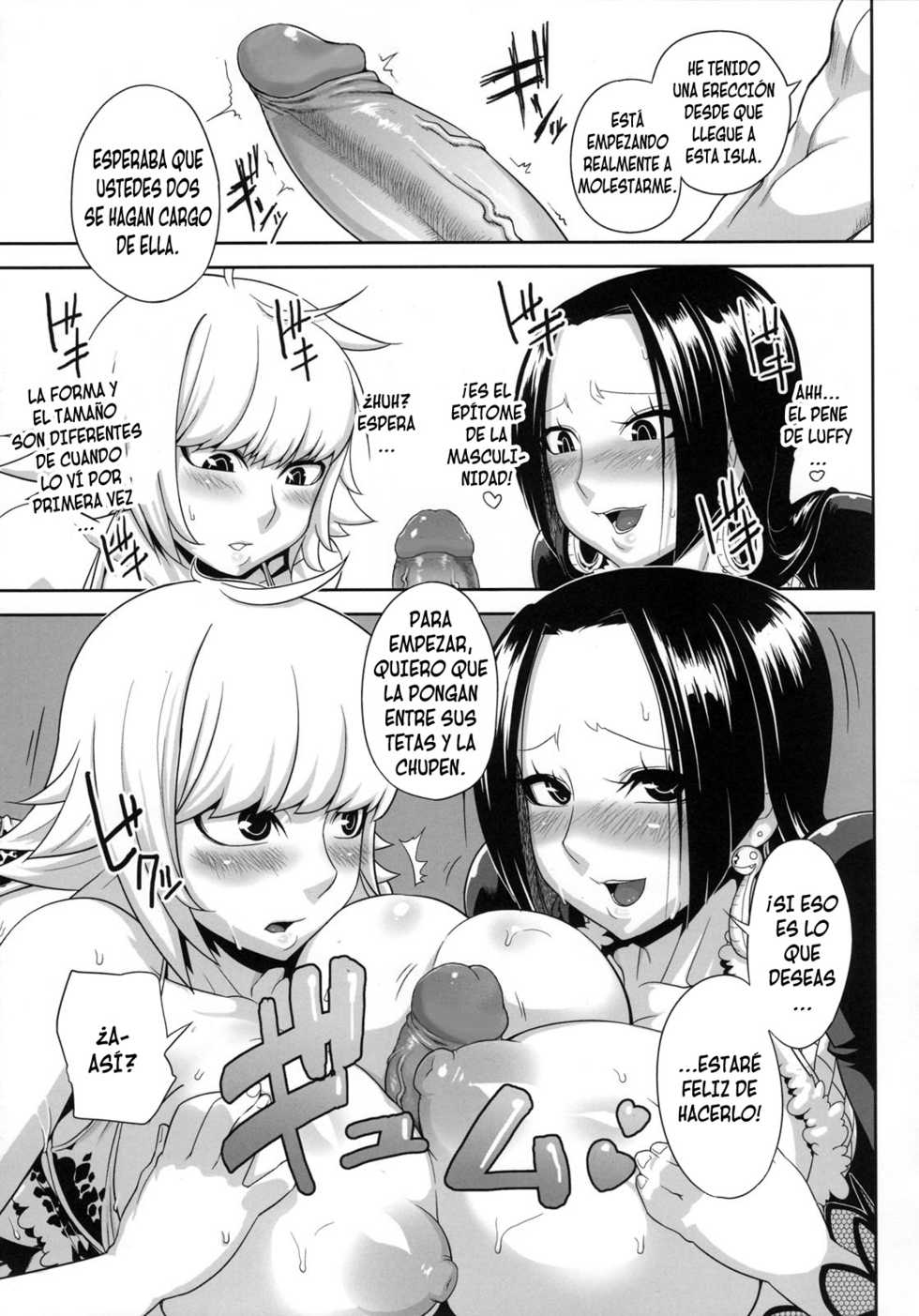 (C76) [Rojiura Jack (Jun)] Through The Wall (One Piece) [Spanish] [Bloodhunter] [Decensored] - Page 6