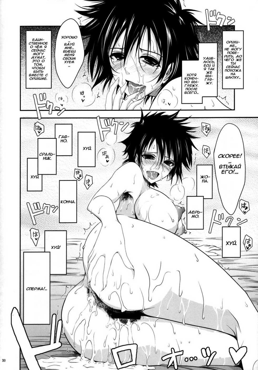 (C72) [Garyuh-Chitai (TANA)] Aki-Akane Zenpen (Bleach) [Russian] [DarkFloor] - Page 29