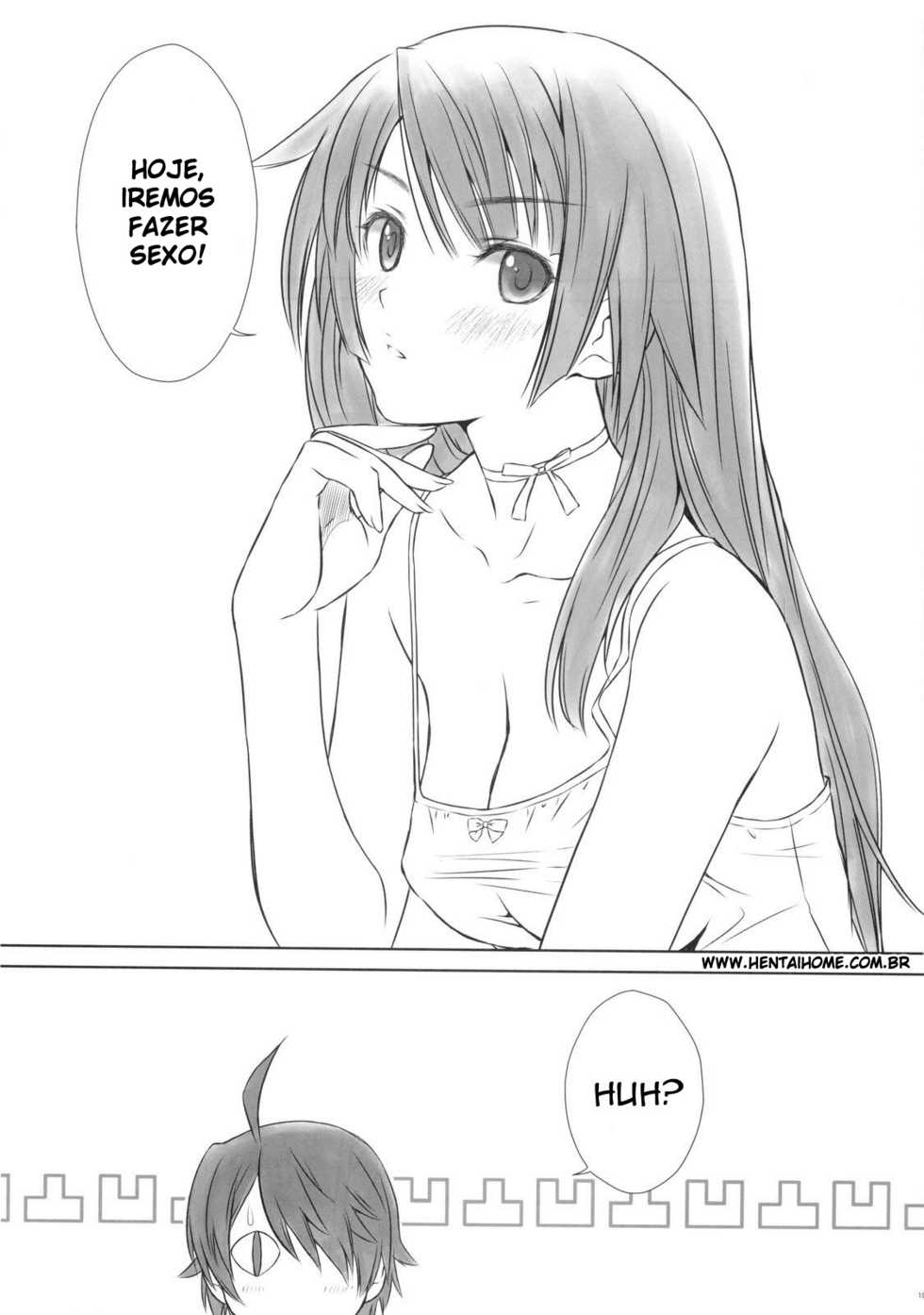 (C77) [T2 ART WORKS (Taka Tony)] Hitagi ONESIDE (Bakemonogatari) [Portuguese-BR] [HentaiHome] - Page 18