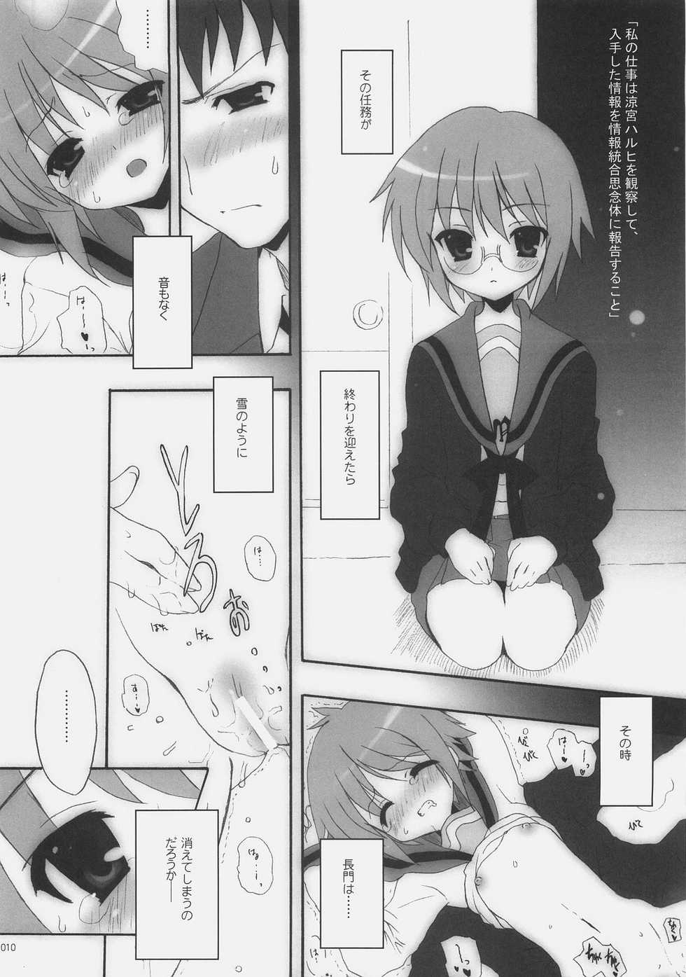(C73) [INFINITY DRIVE (Kyougoku Shin)] shuffle the kismet (The Melancholy of Haruhi Suzumiya) - Page 9
