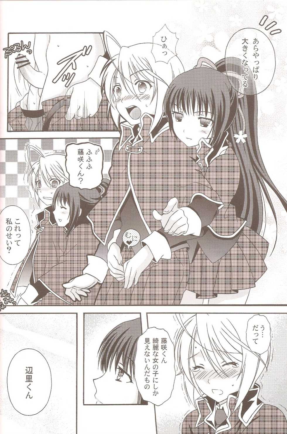 (C79) [Kanyou Shounen (Michihiko Shotamosuki, URA)] Otoko no Ko no Hon (Baka to Test to Shoukanjuu, Minami-ke, Shugo Chara!) - Page 13
